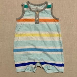 Brand new Gap stripped tank top romper!